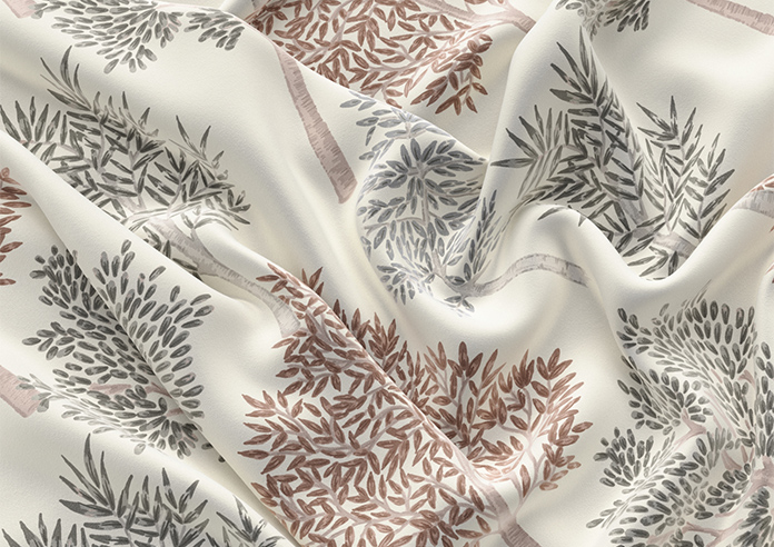 Coppice Faux Silk, Ginger - Made to Measure Curtain - Image 4